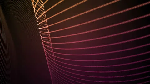 Light Lines Pink Yellow Stock Footage 25980102