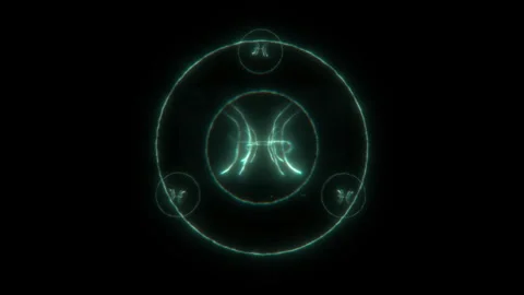 Light lines, render, neon blue triangle ... | Stock Video | Pond5