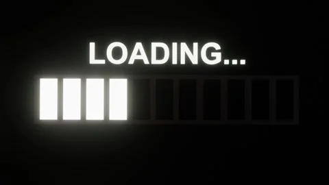 Light loading animation with black background Stock Footage 263860042