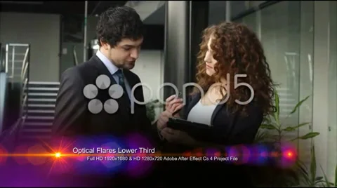 Light Lower Third Stock After Effects