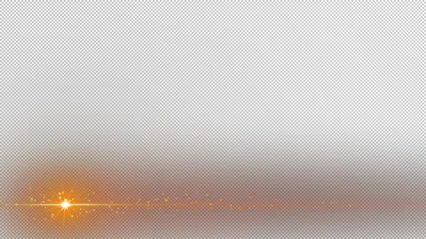 Light Lower Third Orange Stock Footage 138036164