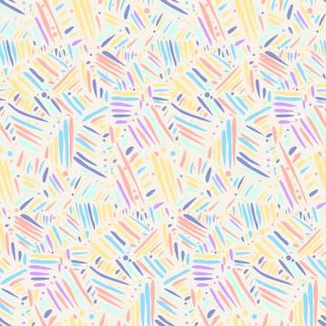 Light magic pattern with chaotic hand drawn lines Stock Illustration
