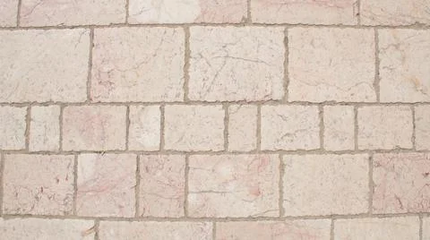 Light marble stone brick wall texture background with natural stone pattern Stock Photos