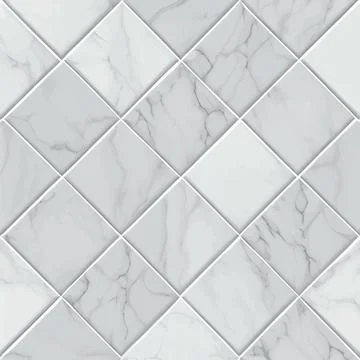 Light marble tile texture, pattern background - Vector Stock Illustration