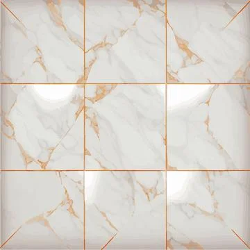 Light marble tile texture, pattern background - Vector Stock Illustration