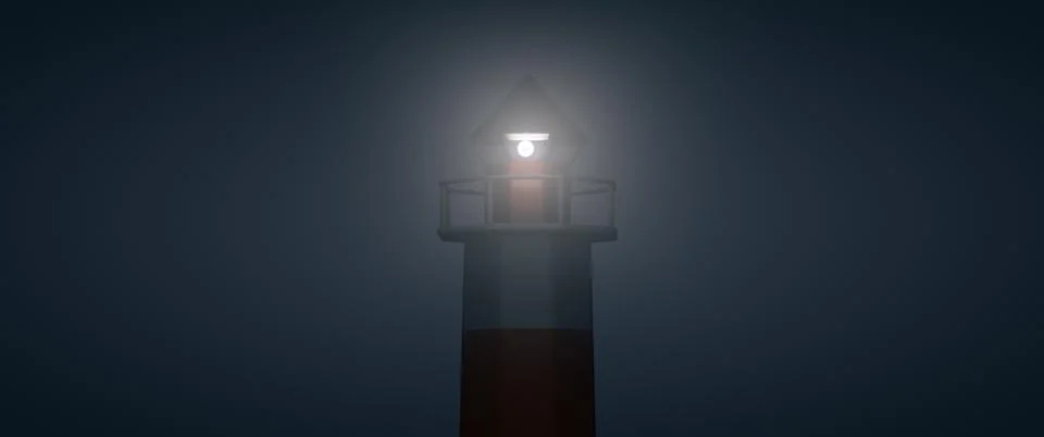 Light of the maritime navigation beacon Stock-Fotos
