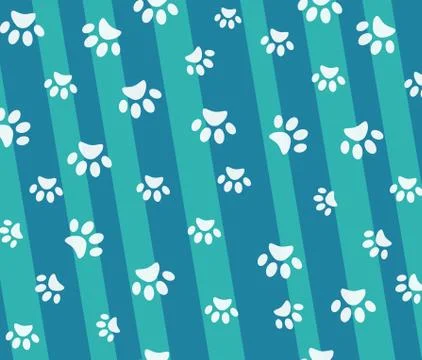 Light marks on a blue backdrop. Vector seamless pattern and back Stock Illustration