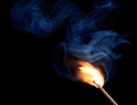 Light up a match Stock Photos