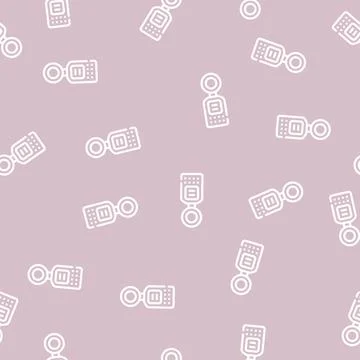 Light meter measuring equipment line vector seamless pattern Stock Illustration