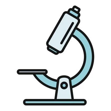 Light microscope exploring scientific research and medical biology Stock-Illustration
