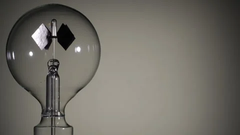 Light Mill - White Background - Left Copy Space - Start Stop Stock Footage 331100982