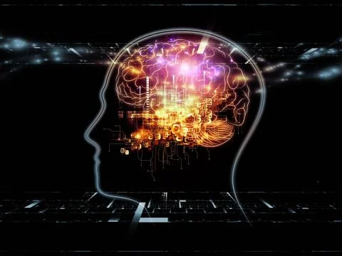 Light of the mind Stock Illustration