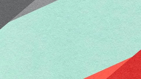 Light mint paper texture background with gray, red geometric corners gradie.. Stock Photos