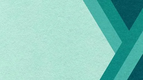 Light mint textured paper background with teal, emerald and cyan geometric .. Stock Illustration