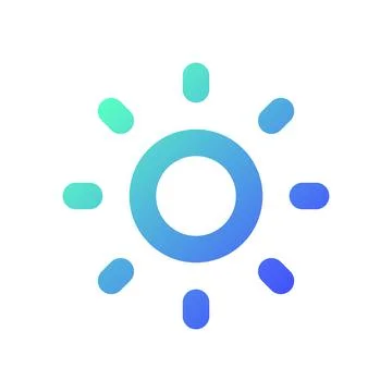 Light mode pixel perfect gradient linear ui icon Illustrazione stock