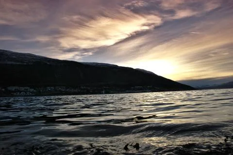 Light mood in the mountains Stock Photos