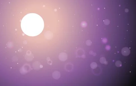 Light from the moon background Stock Illustration