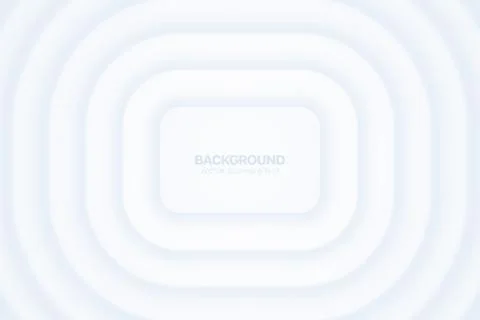 Light Morphism Rounded Rectangle Shape 3D Vector Abstract Technology Background Illustrazione stock