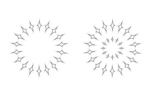Light motif design, frame. Gothic style. White color. Stock Illustration