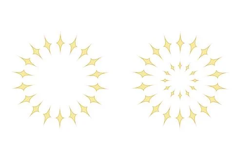 Light motif design, frame. Gothic style. Golden style. Stock Illustration