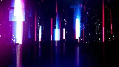 Light moveing for overlay element Video stock 301851445