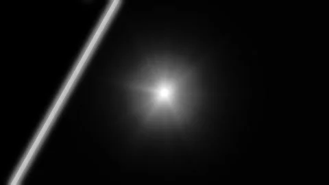 Light movement and light magnification, the line of light reaching a black backg 動画素材 320137245