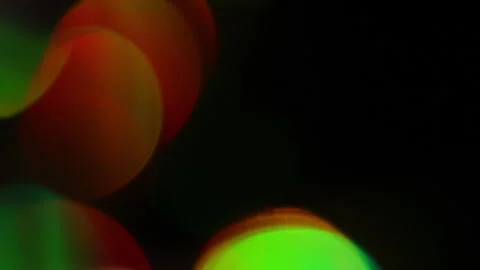 Light movement on the colored bokeh on the left Vidéo 309890527