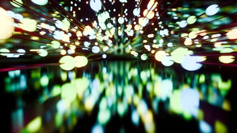 Light movement reflecting in floor and walls. Abstract looped animation. Stock Footage 277080952