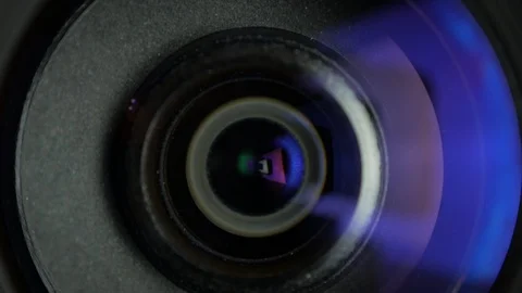 Light Moving Across Camera Lens. Stock Footage 87883414