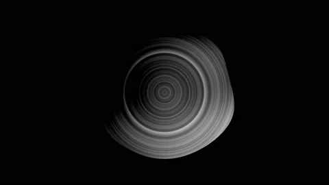 Light Moving Around a Rough Rings Clay Pot Bottom Mask Video stock 139741599