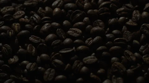 Light moving faster over Coffee Beans 2 库存影片 142193355