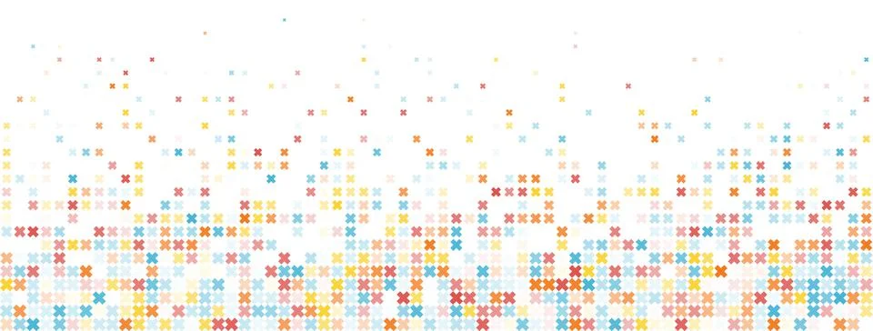 Light multicolor abstract background in crosses, colorful texture. Festive Stock Illustration