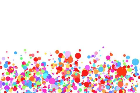 Light multicolor background, colorful vector texture with circles. Splash effect Ilustración de archivo