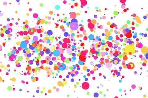 Light multicolor background, colorful vector texture with circles. Splash effect Stock Illustration