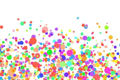 Light multicolor background, colorful vector texture with circles. Splash effect Ilustración de archivo