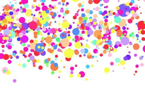 Light multicolor background, colorful vector texture with circles. Splash effect Stock Illustration