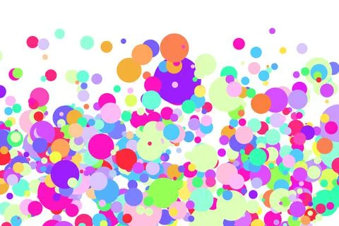 Light multicolor background, colorful vector texture with circles. Splash effect Illustrazione stock