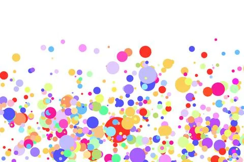 Light multicolor background, colorful vector texture with circles. Splash effect Stock Illustration