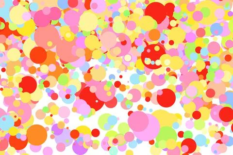 Light multicolor background, colorful vector texture with circles. Splash effect Ilustración de archivo