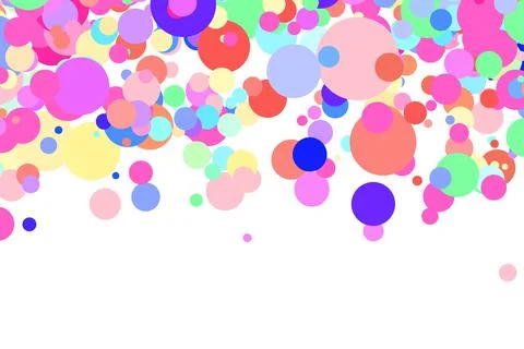 Light multicolor background, colorful vector texture with circles. Splash effect Illustrazione stock