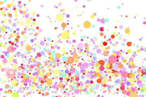 Light multicolor background, colorful vector texture with circles. Splash effect Ilustración de archivo