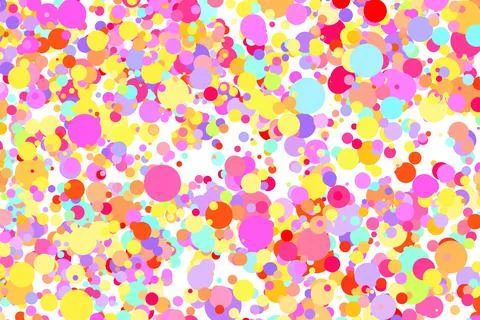 Light multicolor background, colorful vector texture with circles. Splash effect Stock Illustration