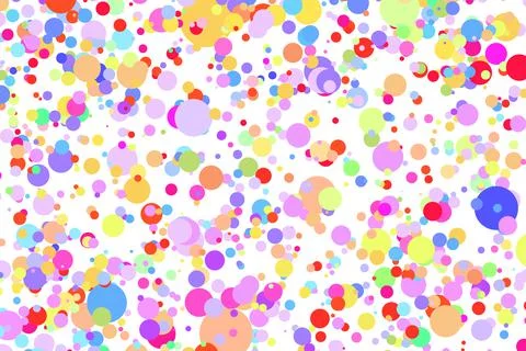 Light multicolor background, colorful vector texture with circles. Splash effect Stock Illustration