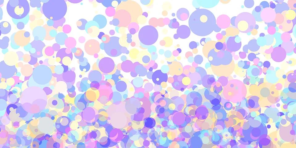 Light multicolor background, colorful vector texture with circles. Splash effect Stock Illustration