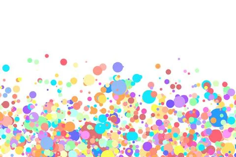 Light multicolor background, colorful vector texture with circles. Splash effect Ilustración de archivo