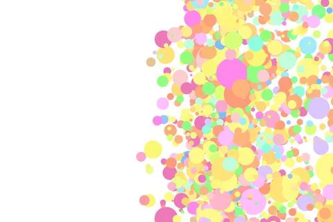 Light multicolor background, colorful vector texture with circles. Splash effect Illustrazione stock