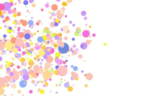 Light multicolor background, colorful vector texture with circles. Splash effect Stock Illustration