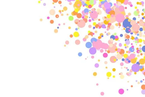 Light multicolor background, colorful vector texture with circles. Splash effect Stock Illustration