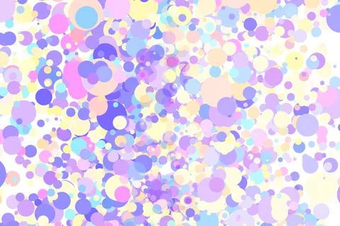 Light multicolor background, colorful vector texture with circles. Splash effect Stock Illustration