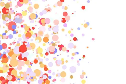 Light multicolor background, colorful vector texture with circles. Splash effect Illustrazione stock